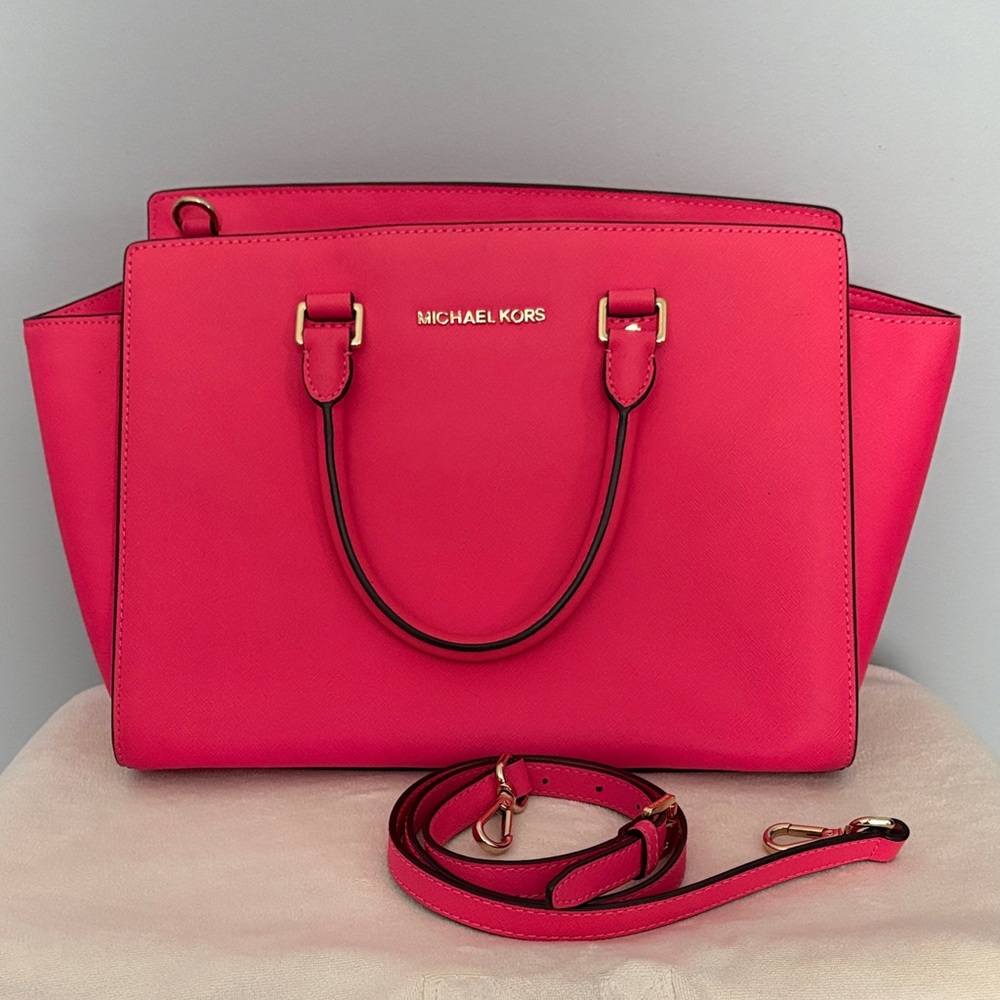 Michael Kors Vibrant Pink Satchel